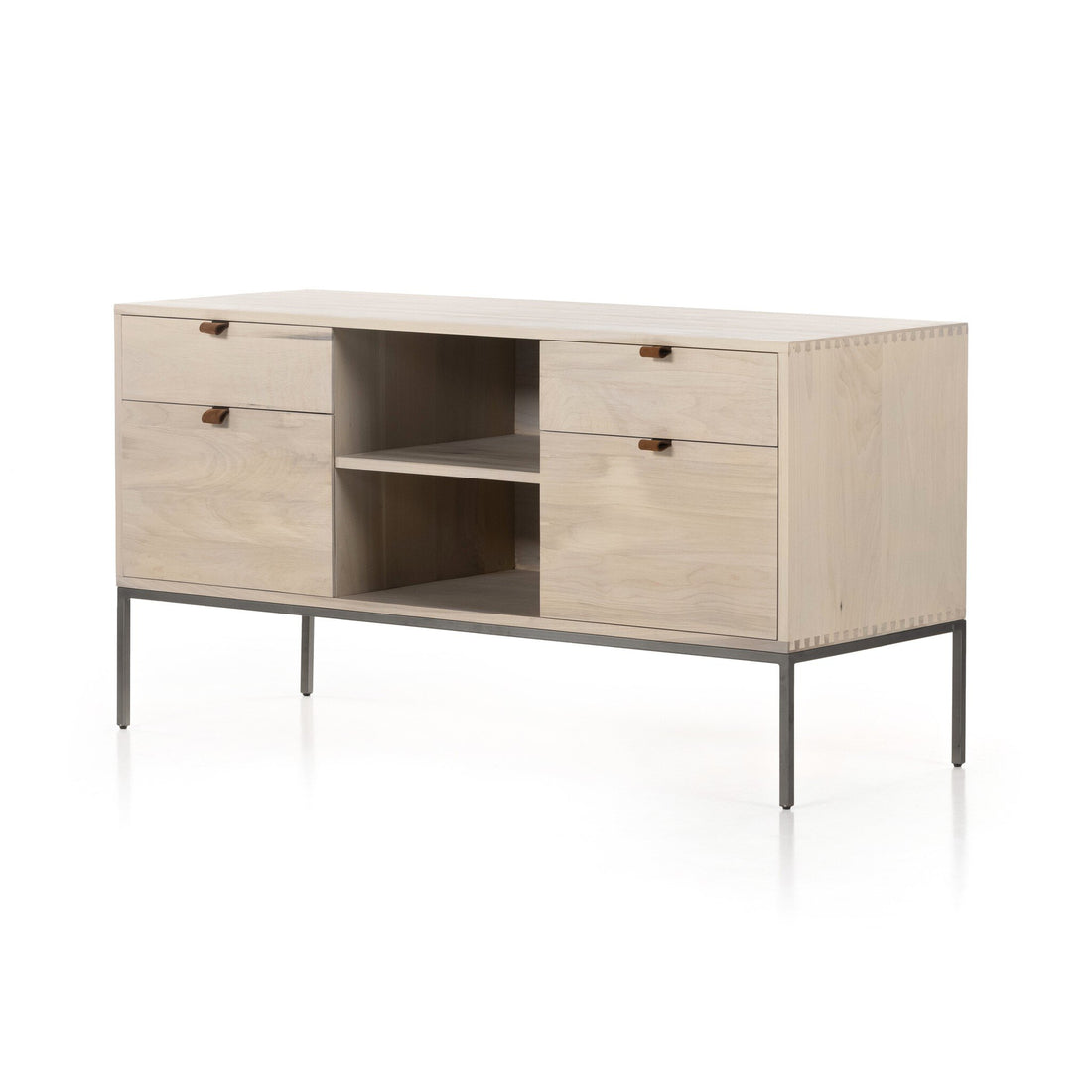 Trey Modular Filing Credenza - Dove Poplar