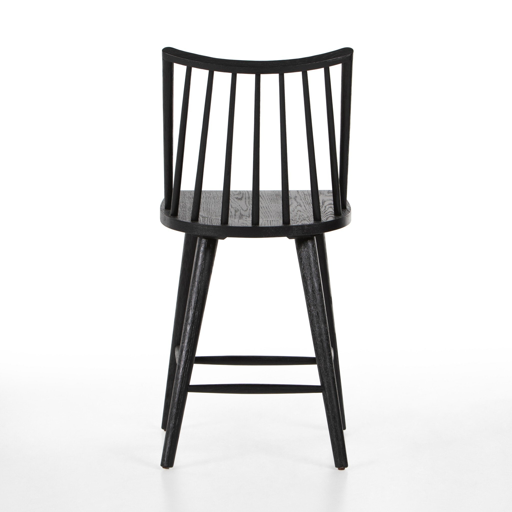 Lewis Windsor Bar + Counter Stool - Black Oak