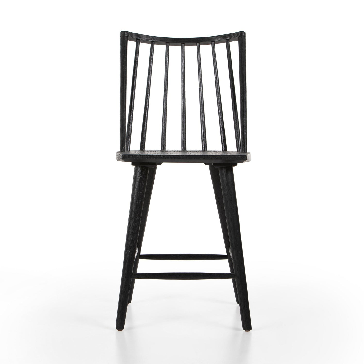 Lewis Windsor Bar + Counter Stool - Black Oak