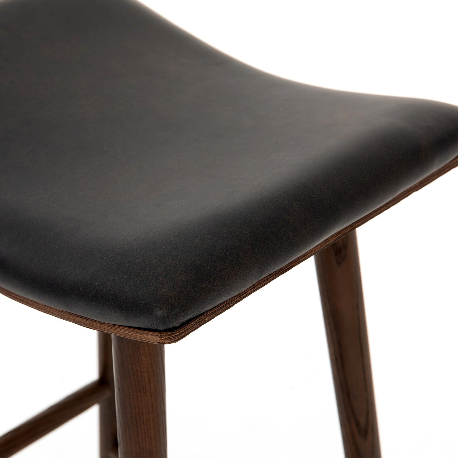 Union Bar + Counter Stool - Distressed Black