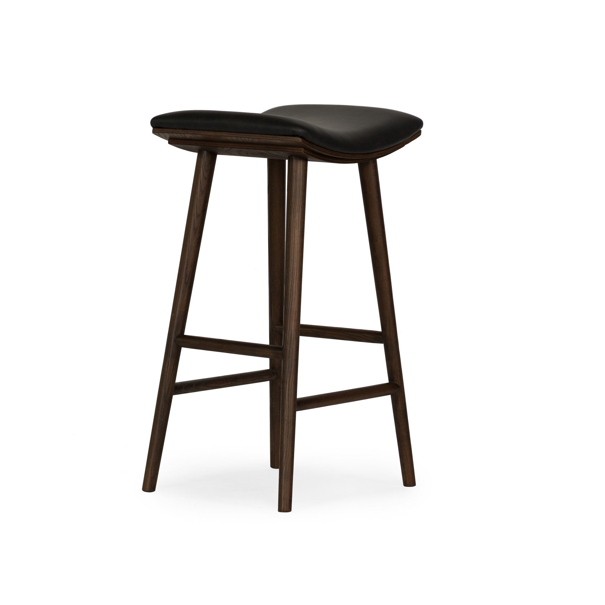 Union Bar + Counter Stool - Distressed Black