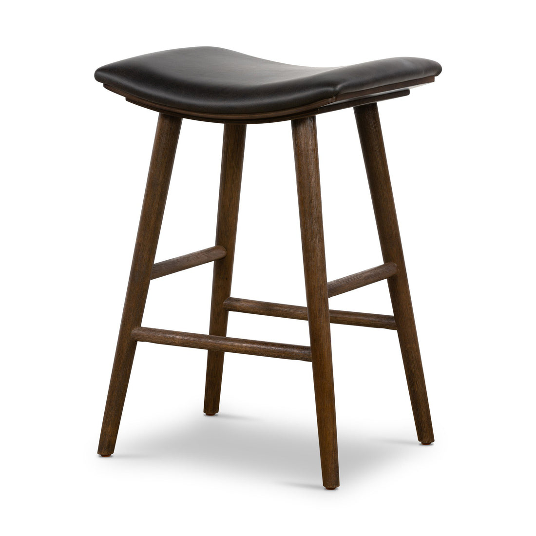 Union Bar + Counter Stool - Distressed Black