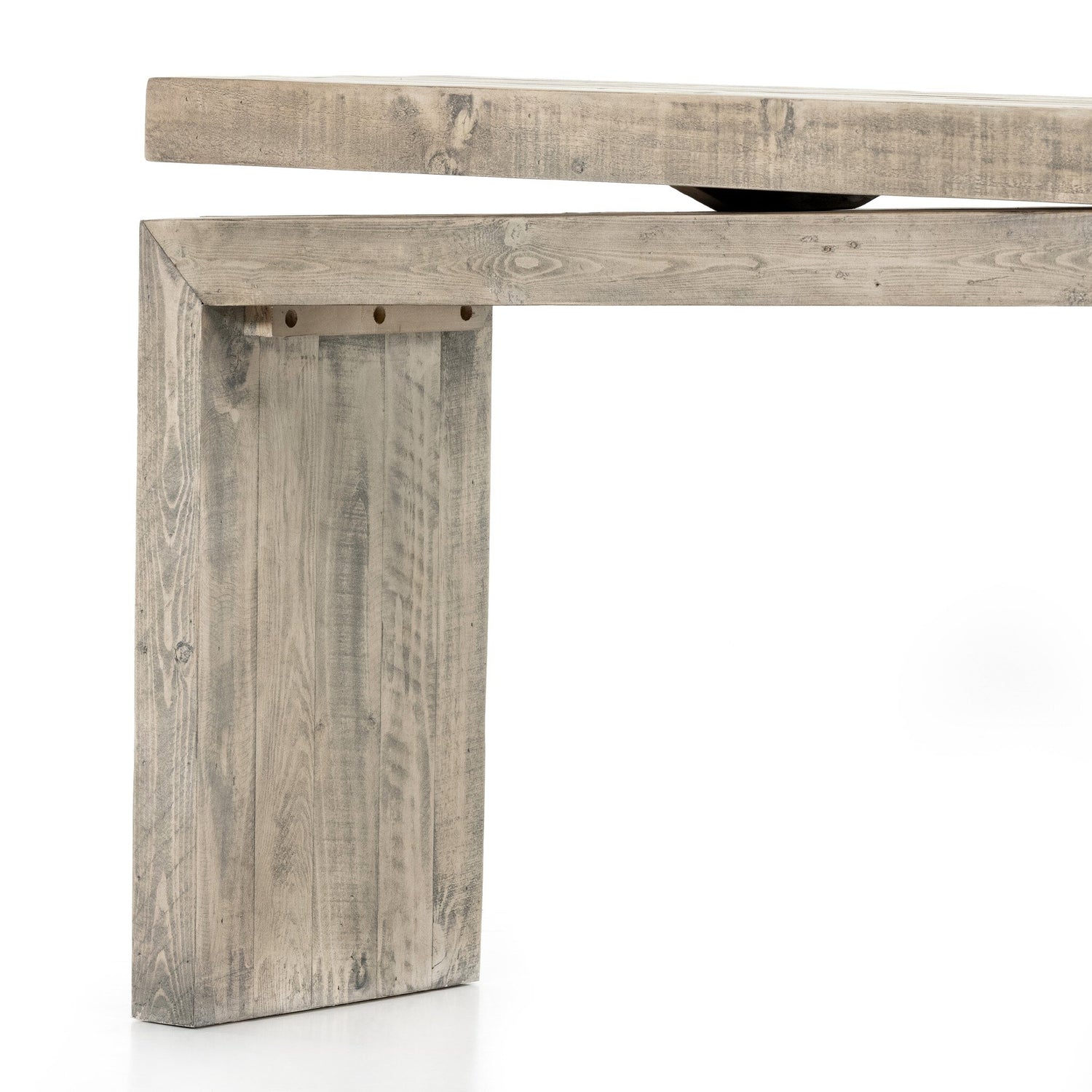 Matthes Reclaimed Pine Console Table - Weathered Wheat