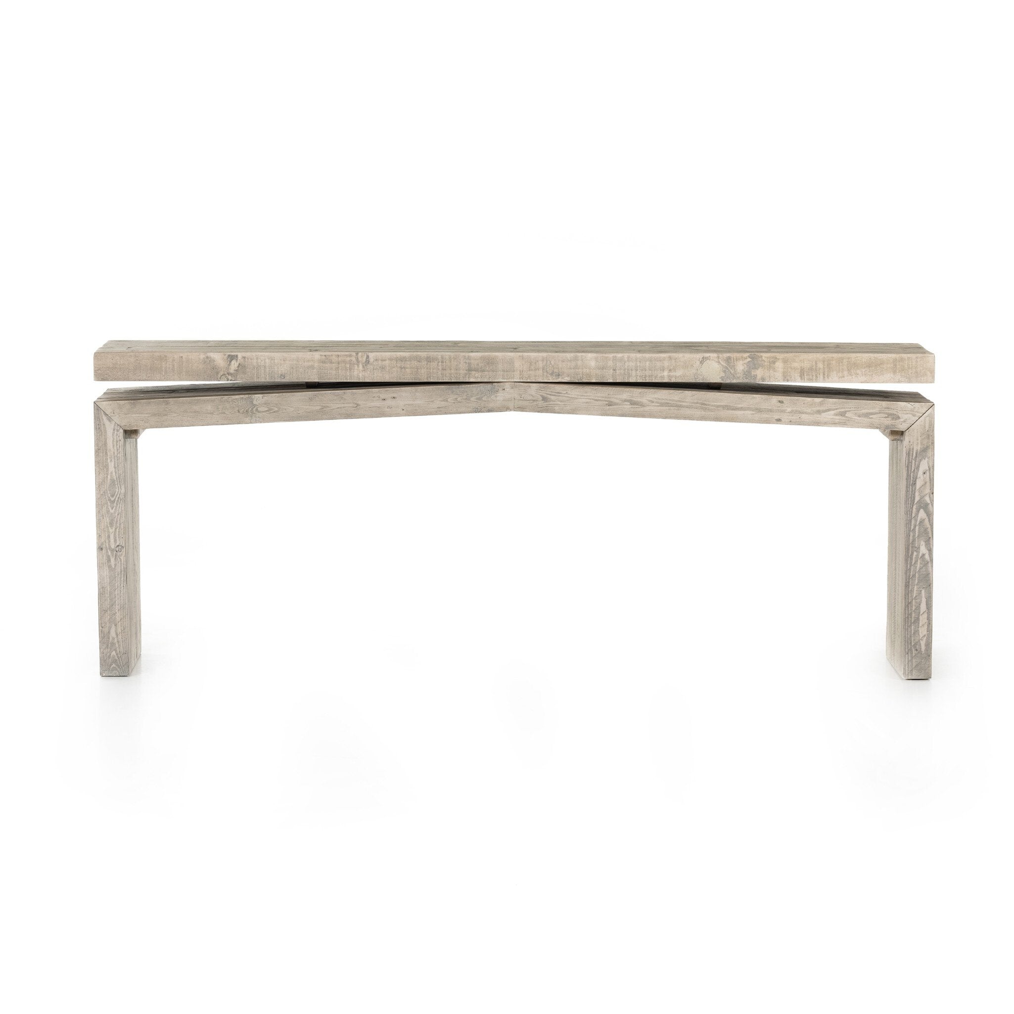 Matthes Reclaimed Pine Console Table - Weathered Wheat