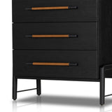 Rosedale 3 Drawer Dresser - Ebony Oak Veneer