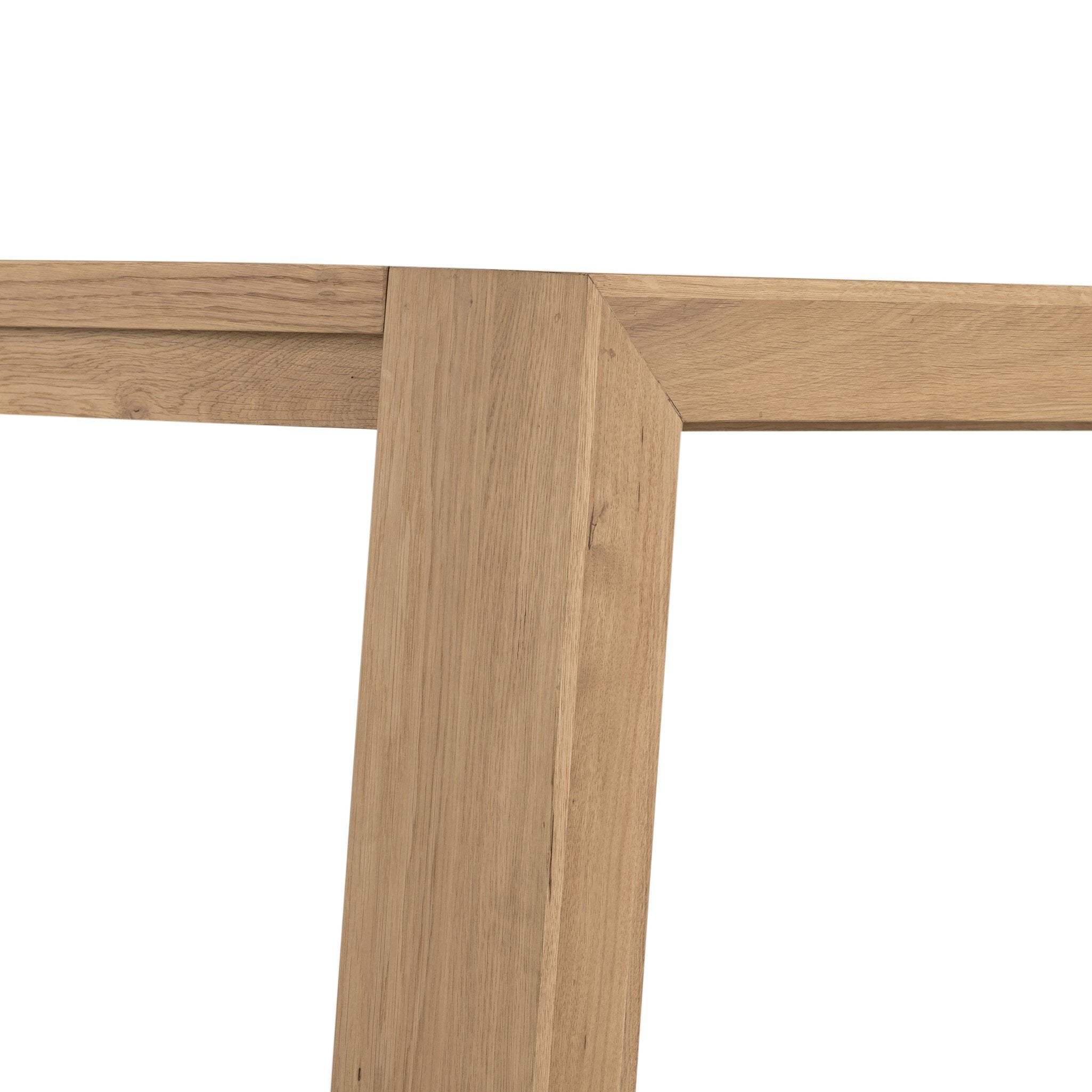 Capra Dining Table - Light Oak Resin