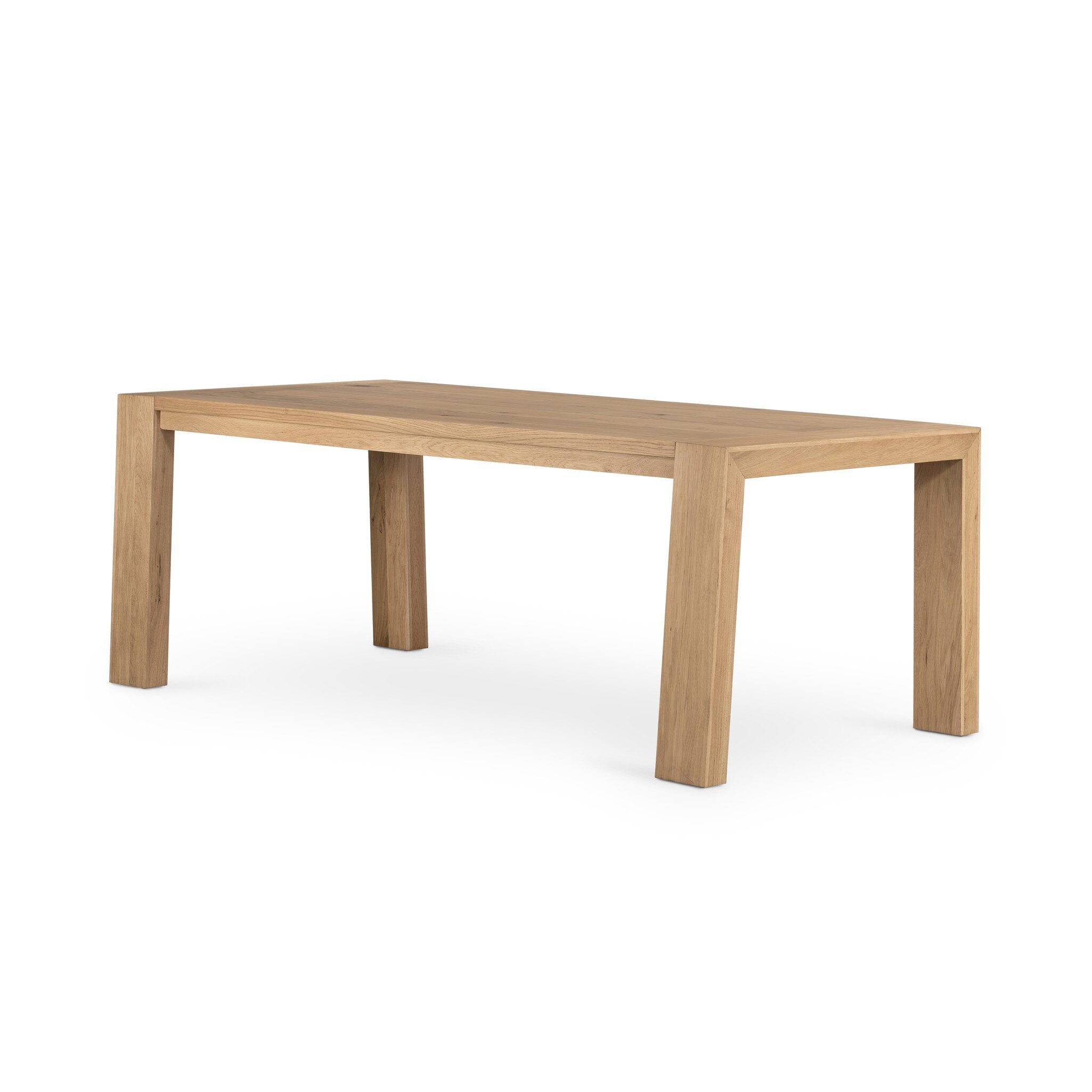 Capra Dining Table - Light Oak Resin