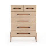 Rosedale 6 Drawer Tall Dresser - Yucca Oak Veneer | shipping 9/22/2024