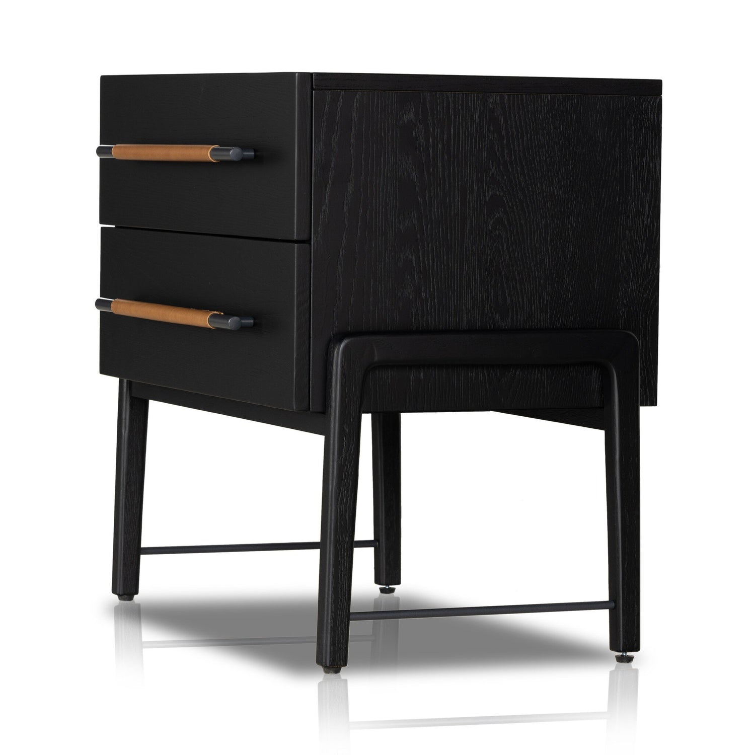 Rosedale Nightstand - Ebony Oak Veneer