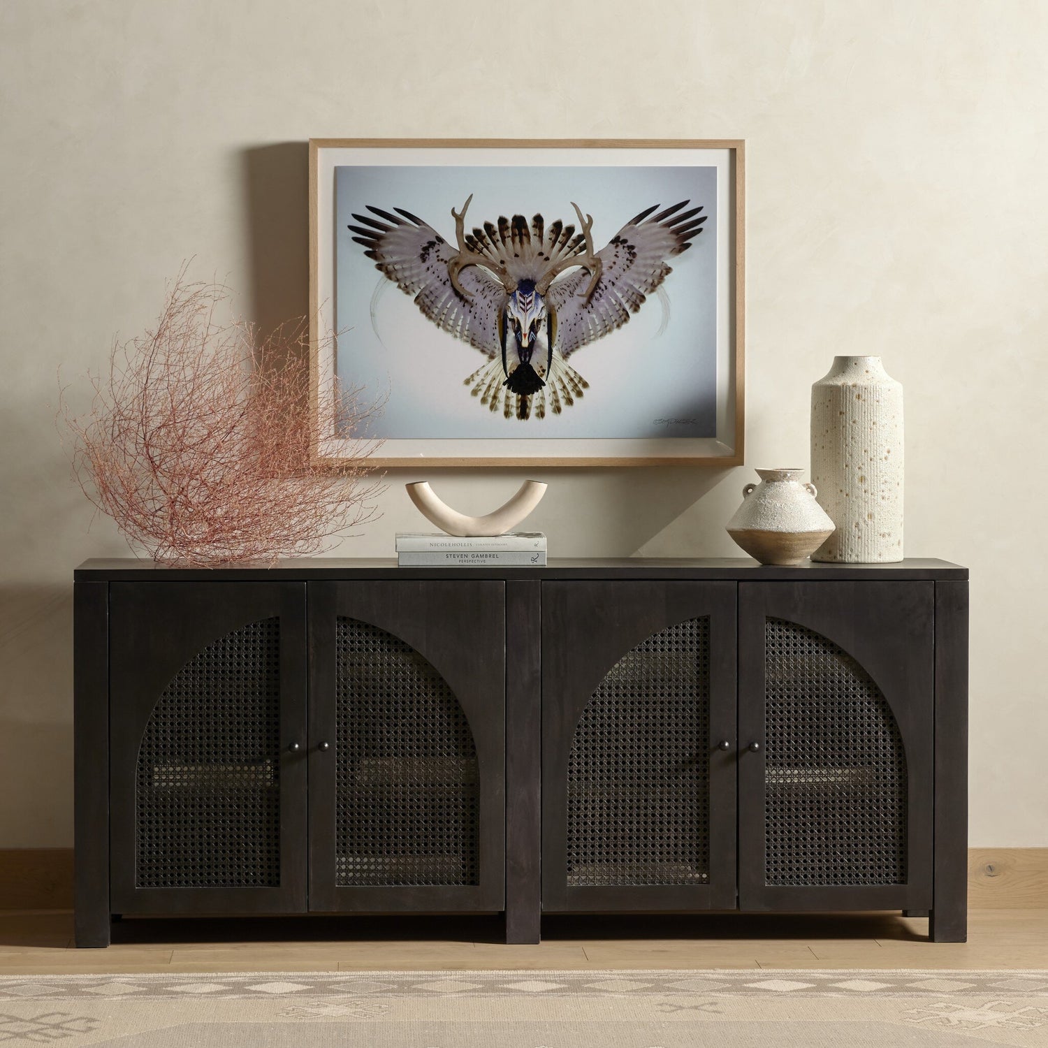 Tilda Sideboard - Black Wash Mango