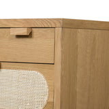 Allegra 8 Drawer Dresser - Honey Oak Veneer