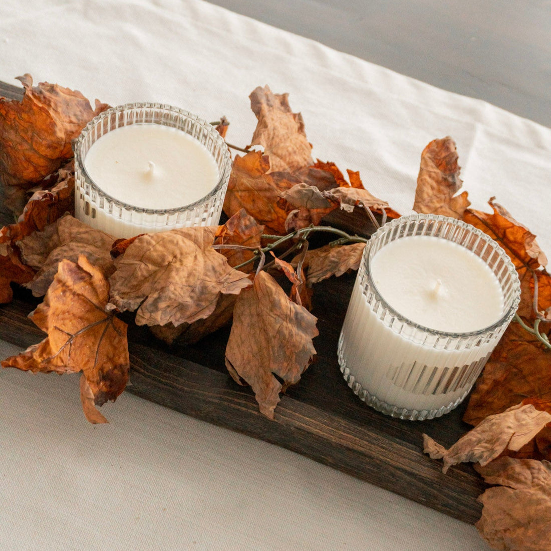 Cozy Leaf Centerpiece