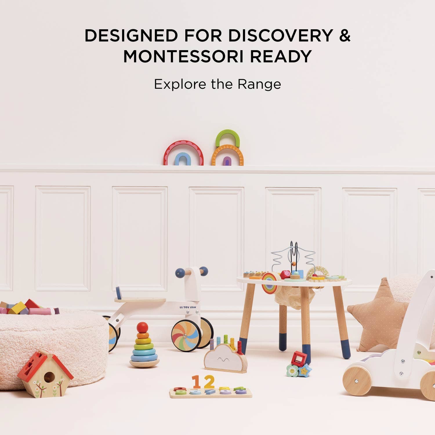 Woodland Bird House Shape Sorter