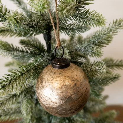 2.75&quot; Gold Foil Glass Ball