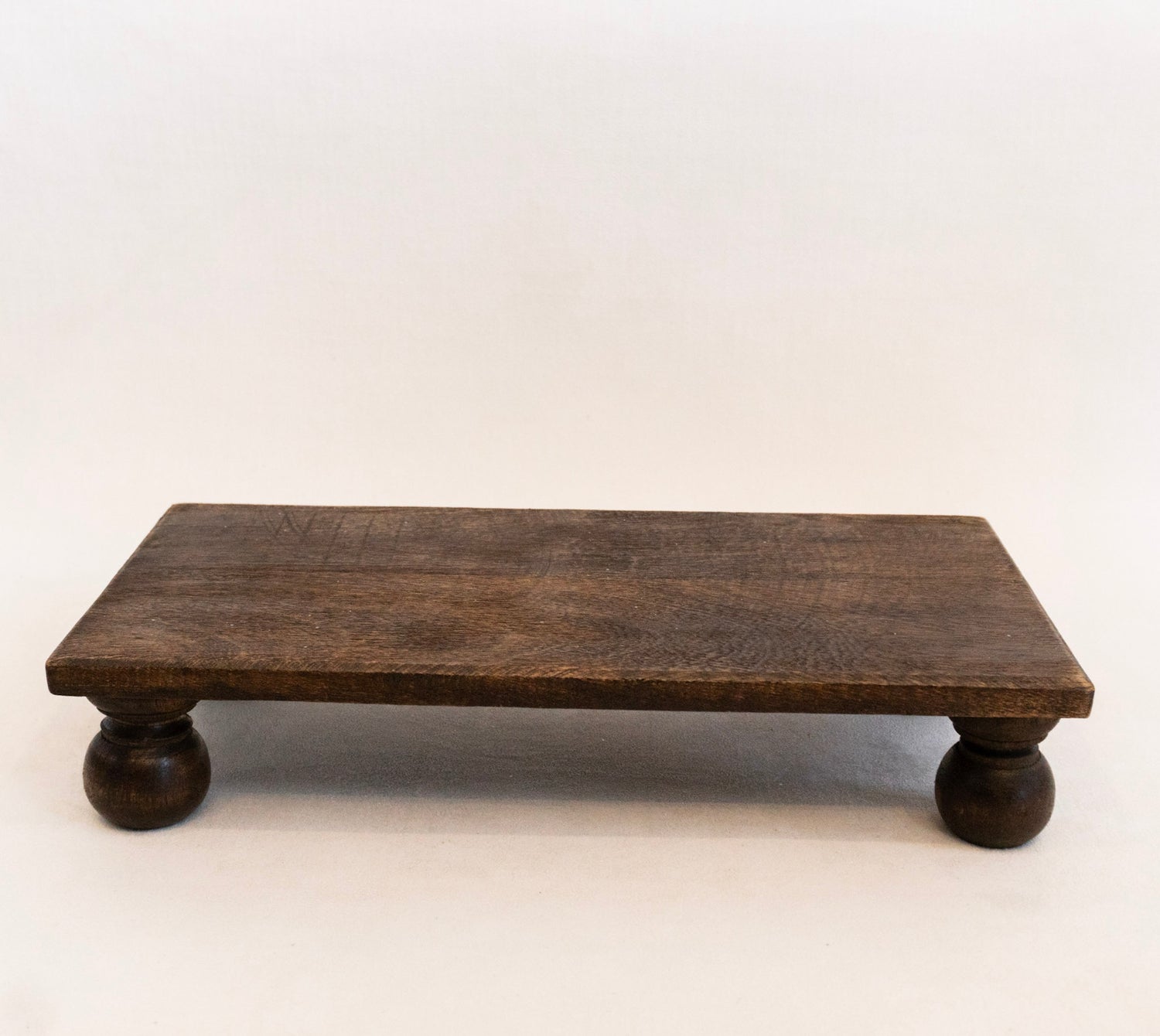 Dark Wood Rectangle Riser