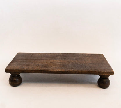 Dark Wood Rectangle Riser