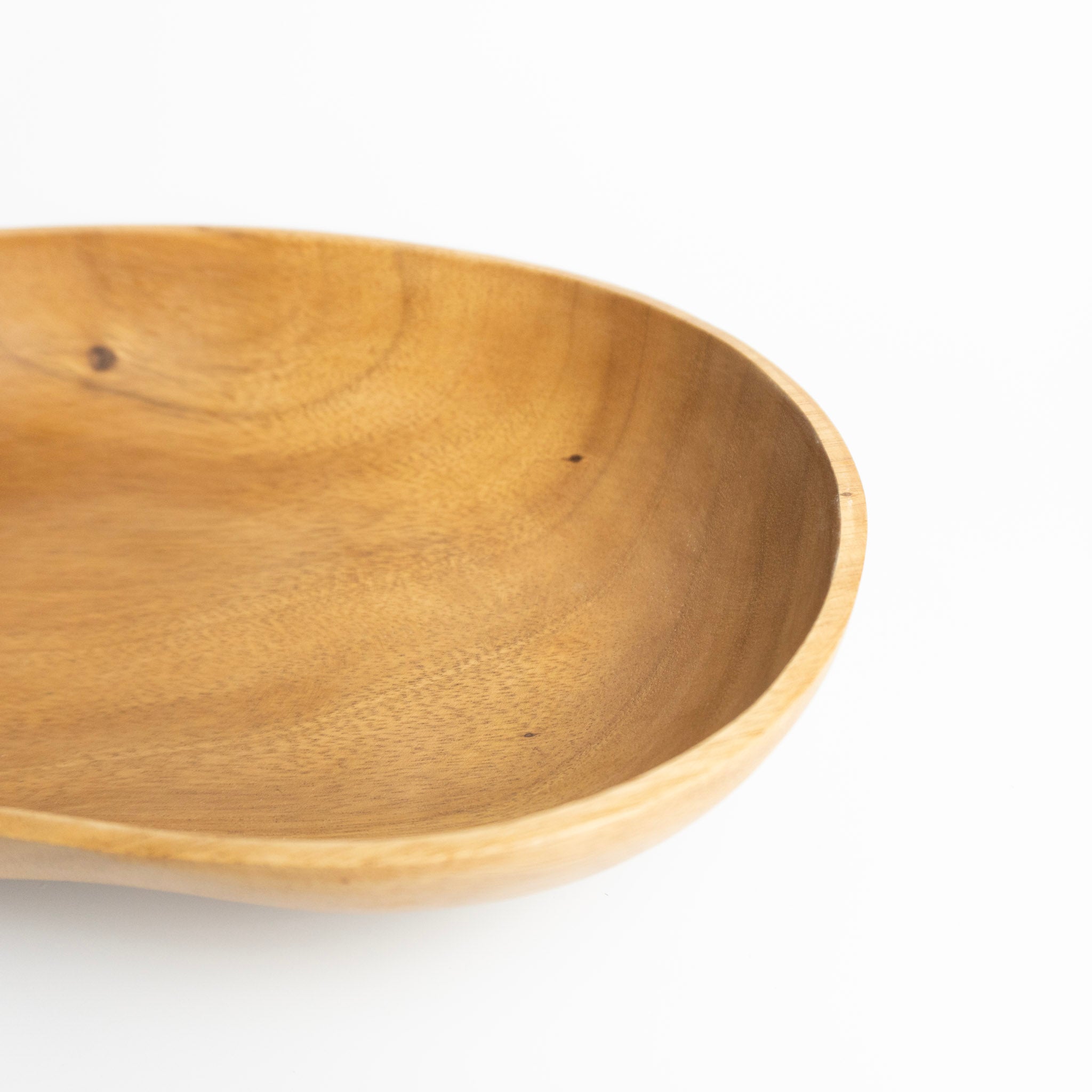 Hand Carved Acacia Wood Bowl