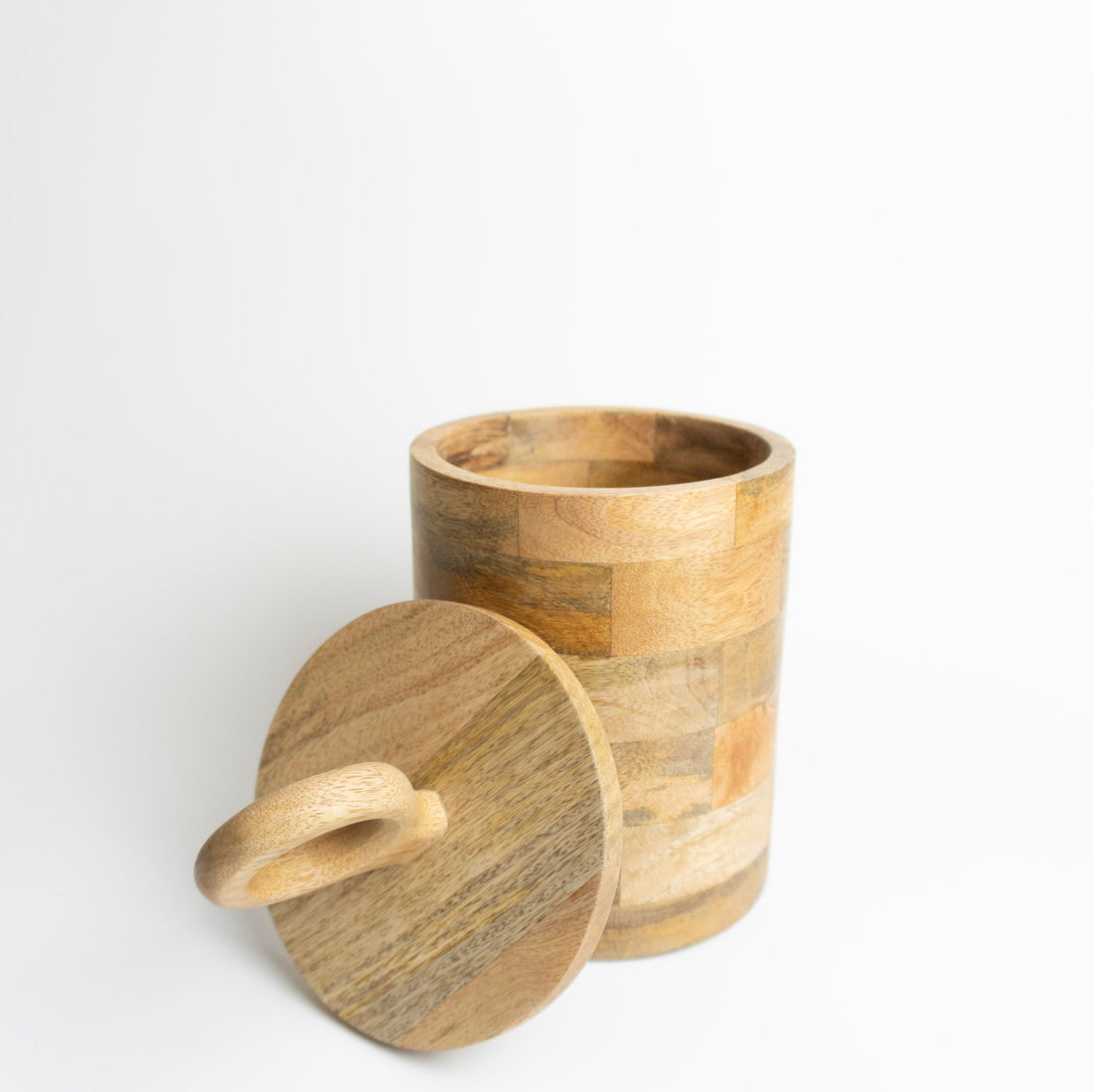Mango Wood Canister Large
