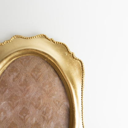 Gold Dots Photo Frame