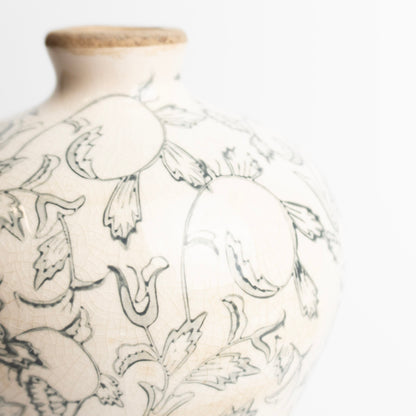 8" Heirloom Plum Vase