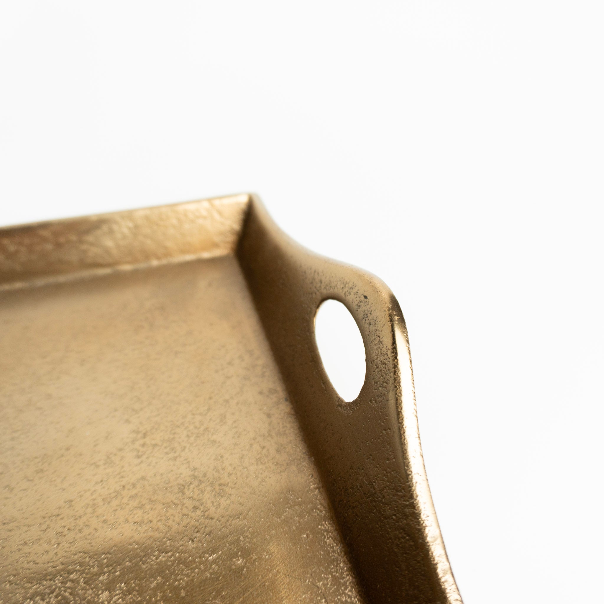13" Antique Gold Tray