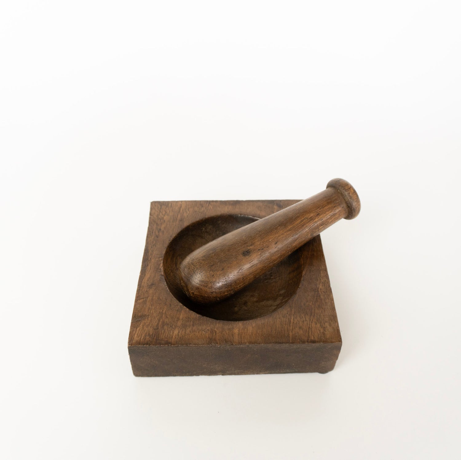 Wood Mortar &amp; Pestle