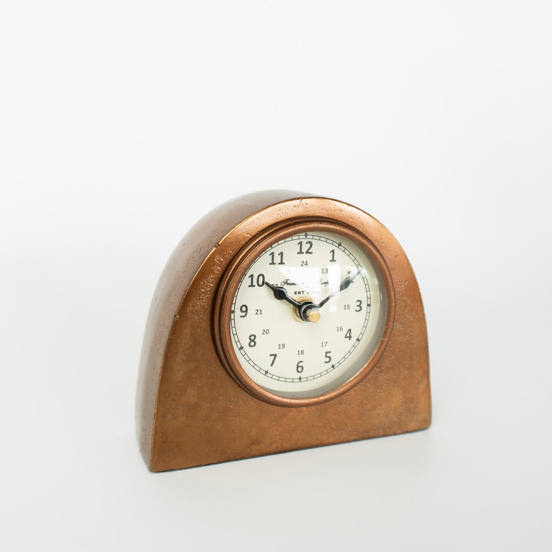 Antique Brass Table Clock