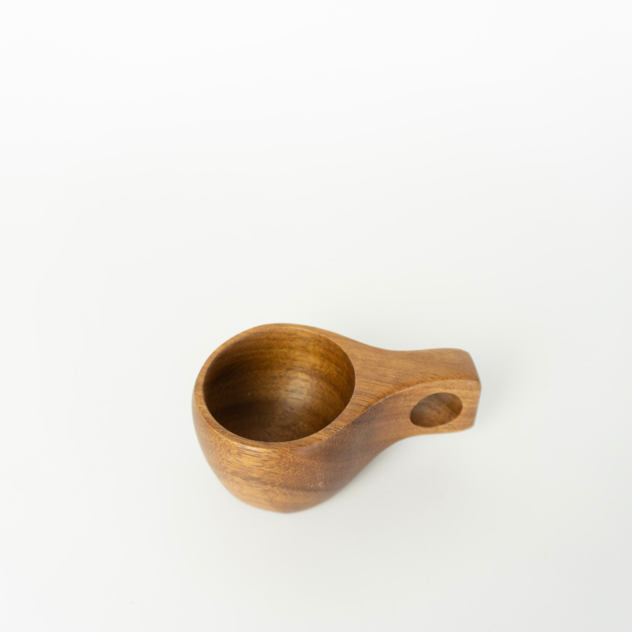 Wood Scoop Cup