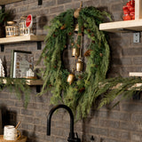 XL Mixed Green Wreath