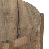 Bingham End Table - Rustic Oak Veneer | shipping 7/16/2024