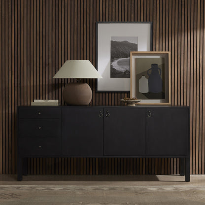 Isador Sideboard - Black Wash Poplar