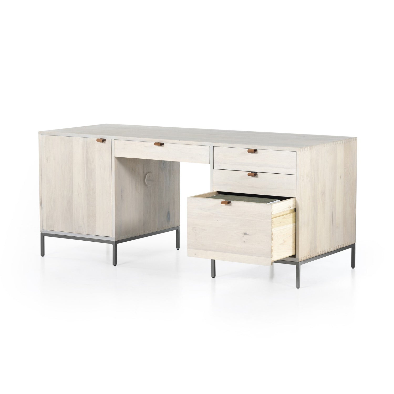 Trey Executive Desk - Dove Poplar