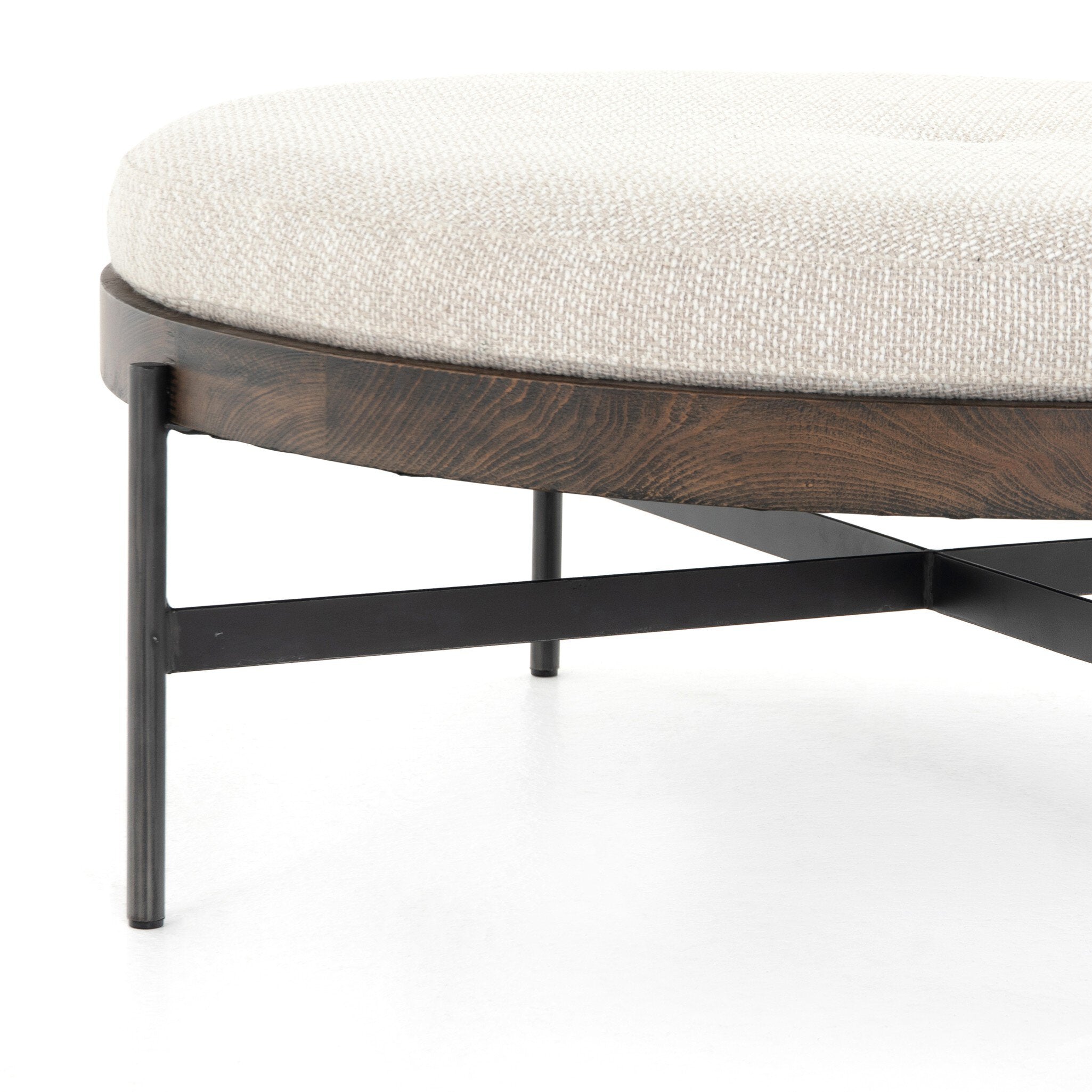 Edwyn Large Ottoman - Gibson Wheat