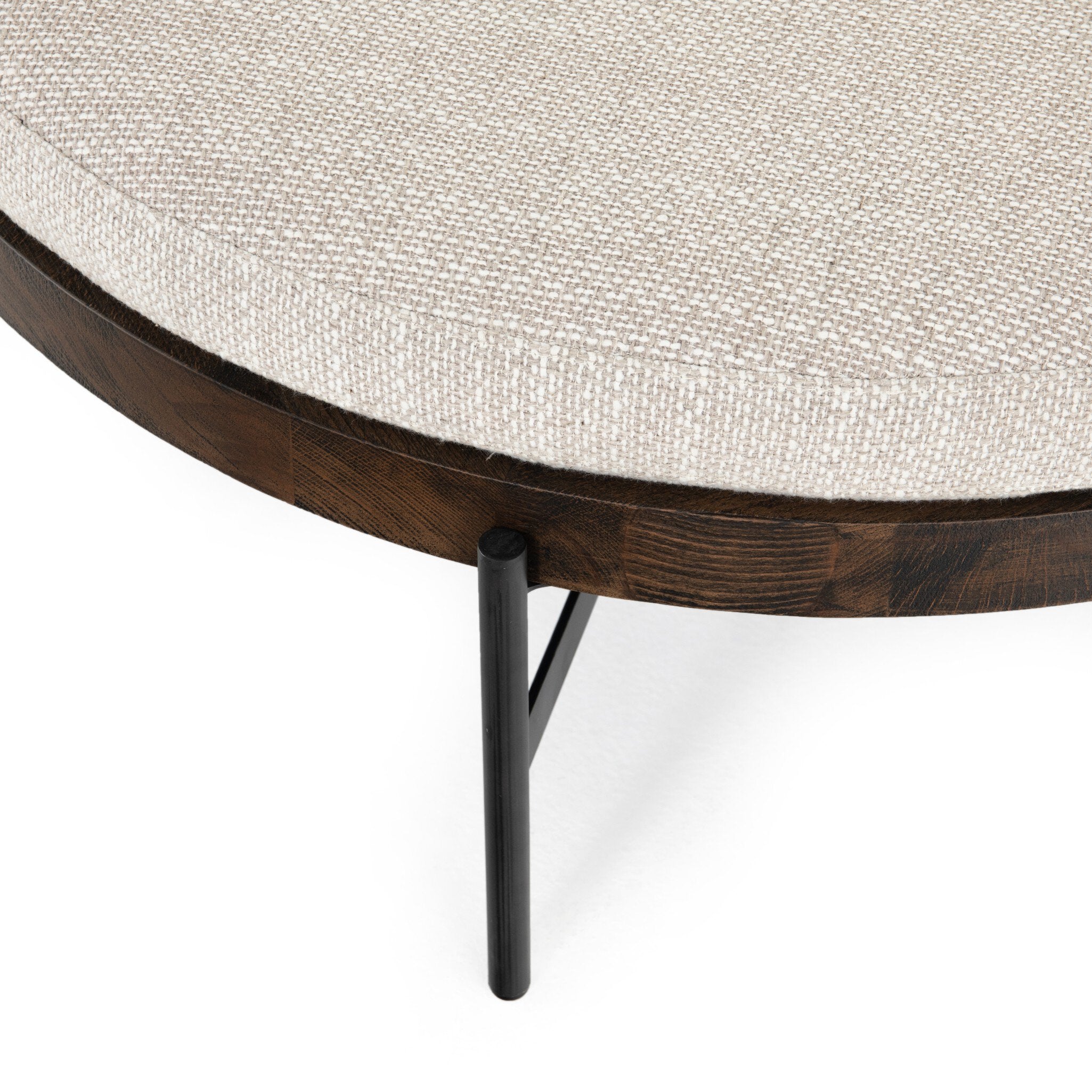 Edwyn Large Ottoman - Gibson Wheat