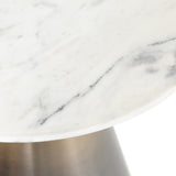 Armon End Table - Charcoal and White Marble | ready to ship!