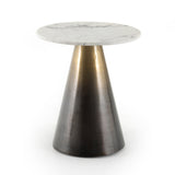 Armon End Table - Charcoal and White Marble | ready to ship!
