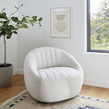 Audie Swivel Chair - Knoll Natural | shipping 6/27/2024