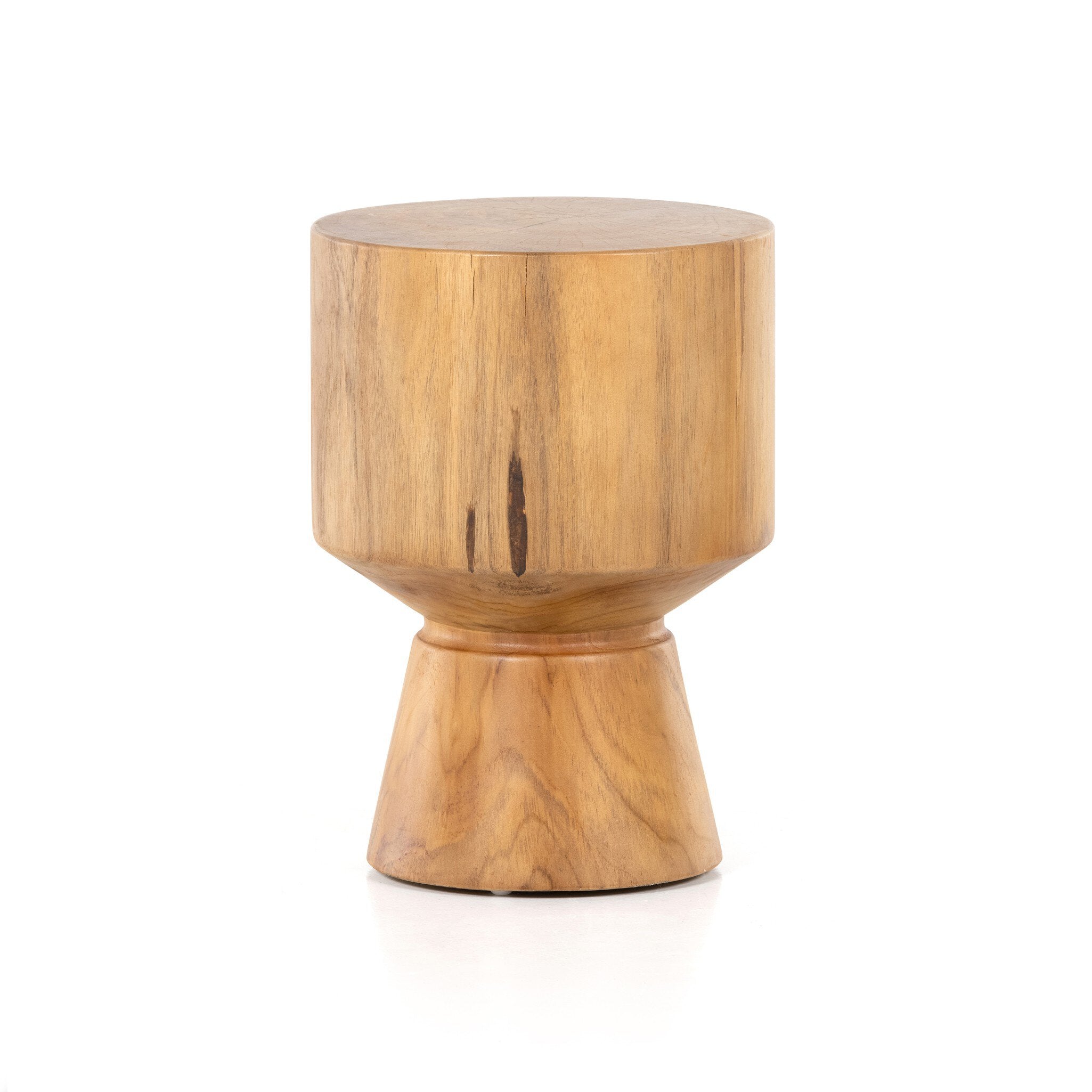 Jovie Outdoor End Table - Natural Teak