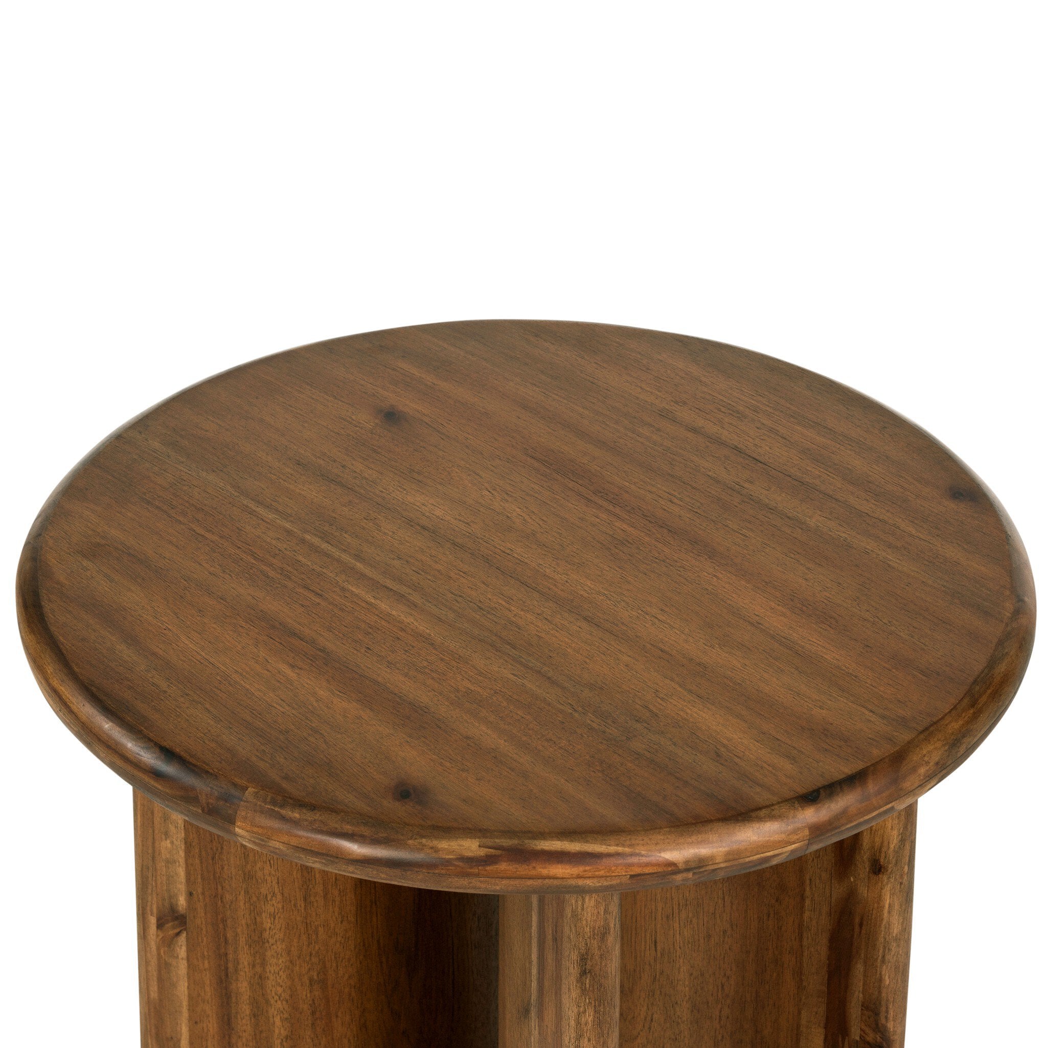 Paden End Table - Seasoned Brown Acacia