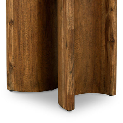 Paden End Table - Seasoned Brown Acacia