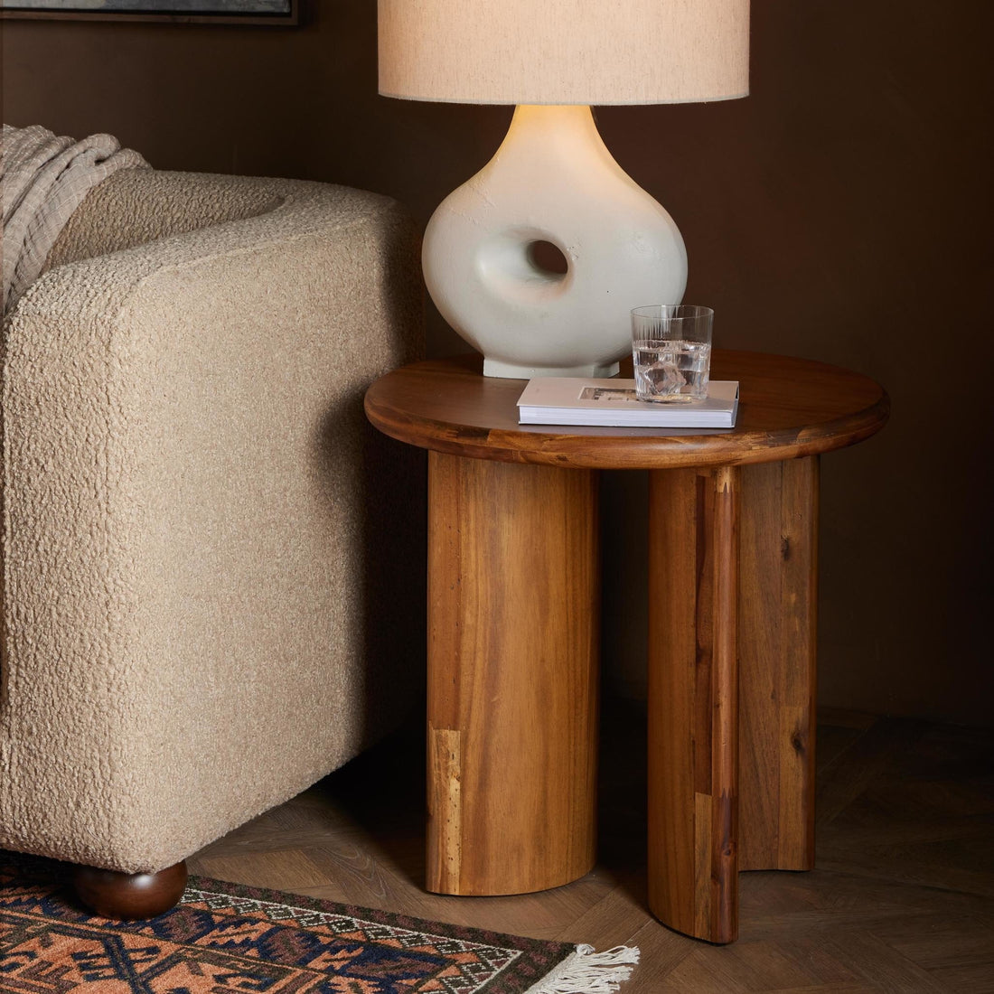 Paden End Table - Sandy Acacia