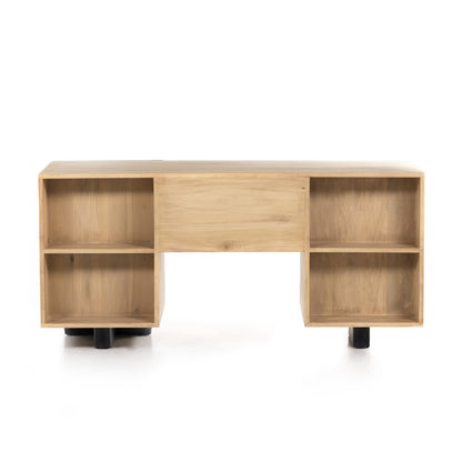 Ula Executive Desk - Dry Wash Poplar