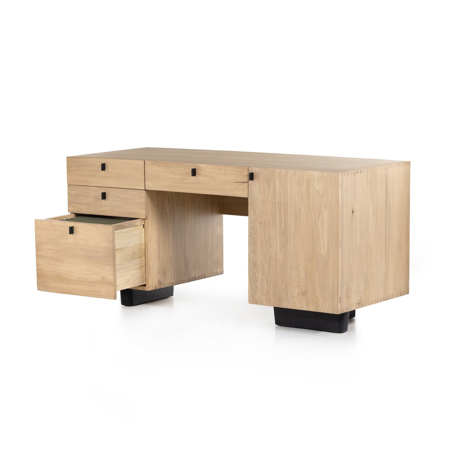 Ula Executive Desk - Dry Wash Poplar