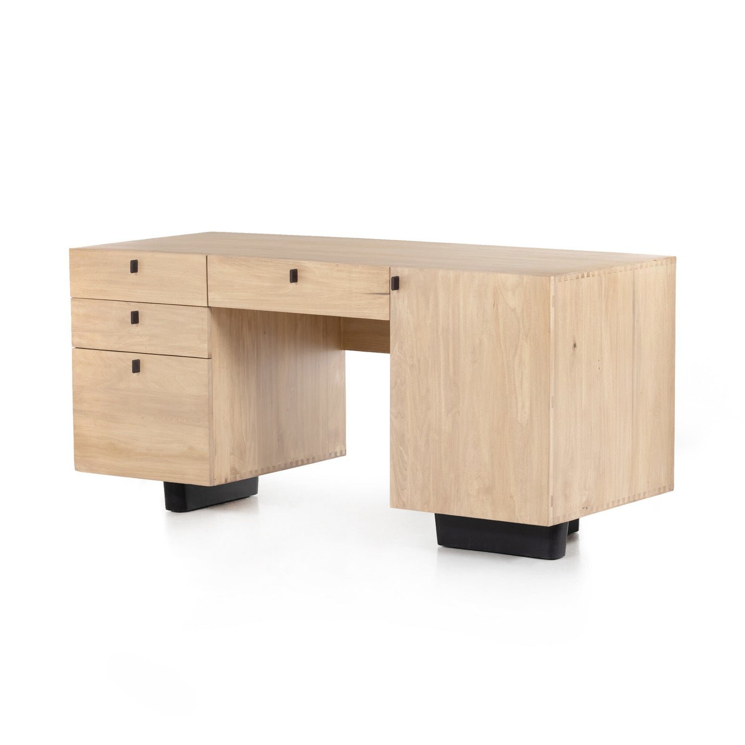 Ula Executive Desk - Dry Wash Poplar