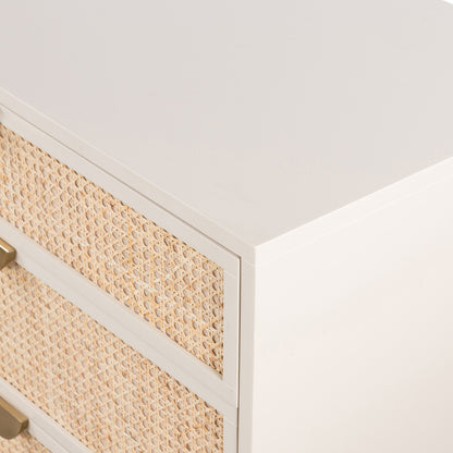 Luella 6 Drawer Dresser - Matte Alabaster