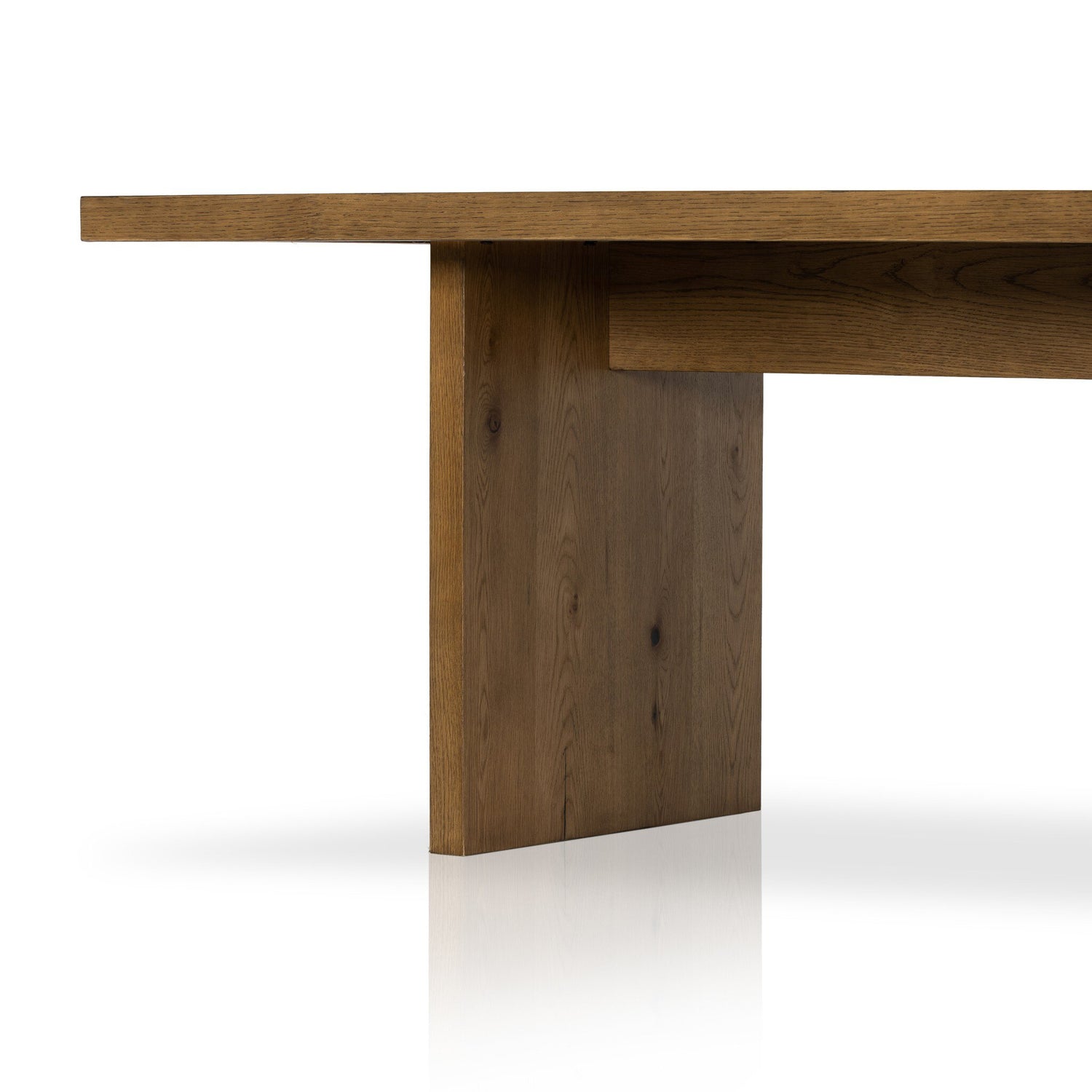 Eaton Dining Table - Amber Oak Resin