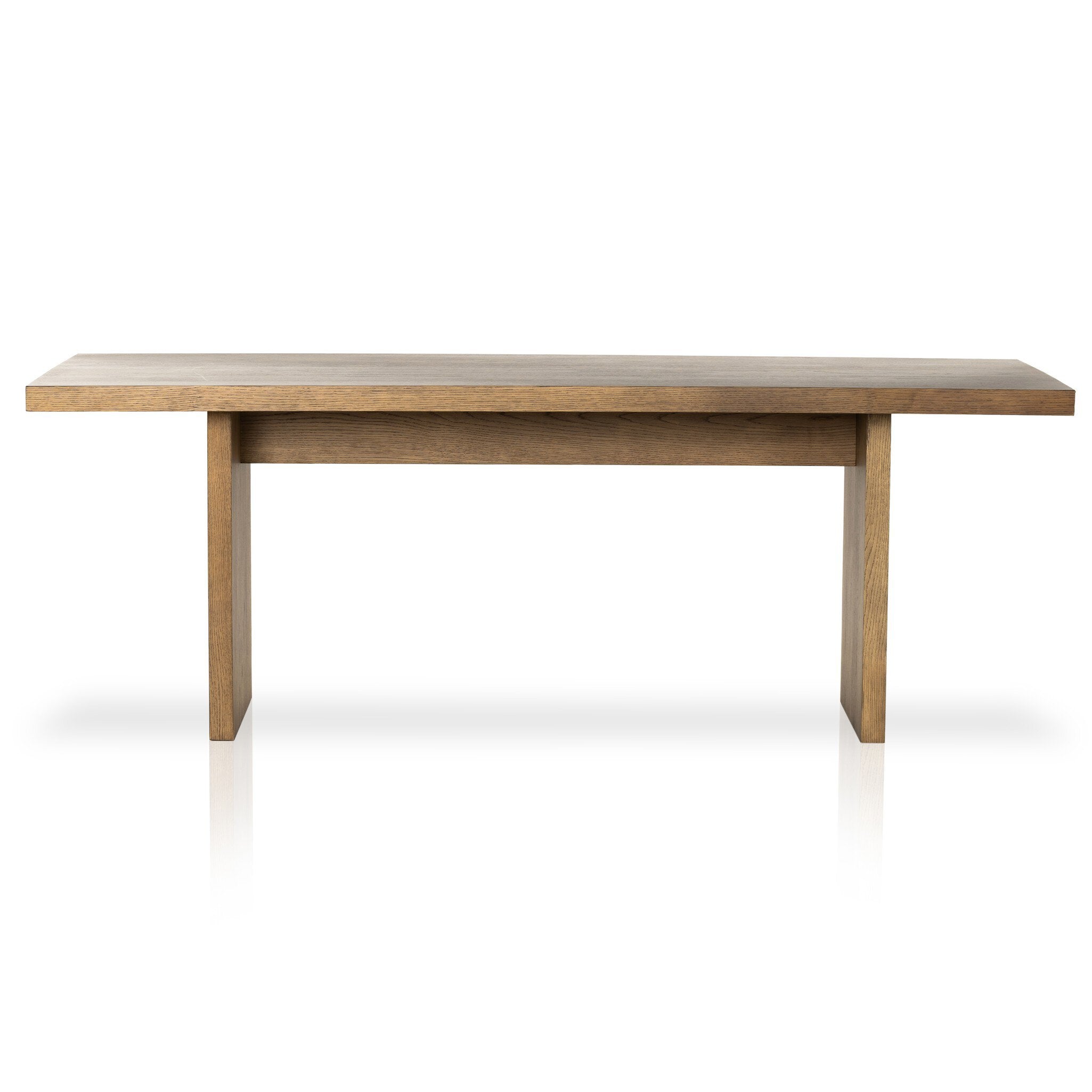 Eaton Dining Table - Amber Oak Resin