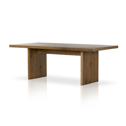 Eaton Dining Table - Amber Oak Resin