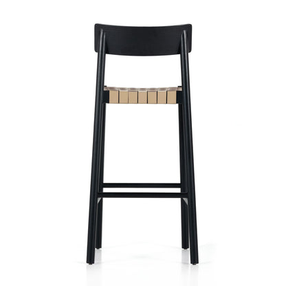 Heisler Bar + Counter Stool - Almond Leather Blend