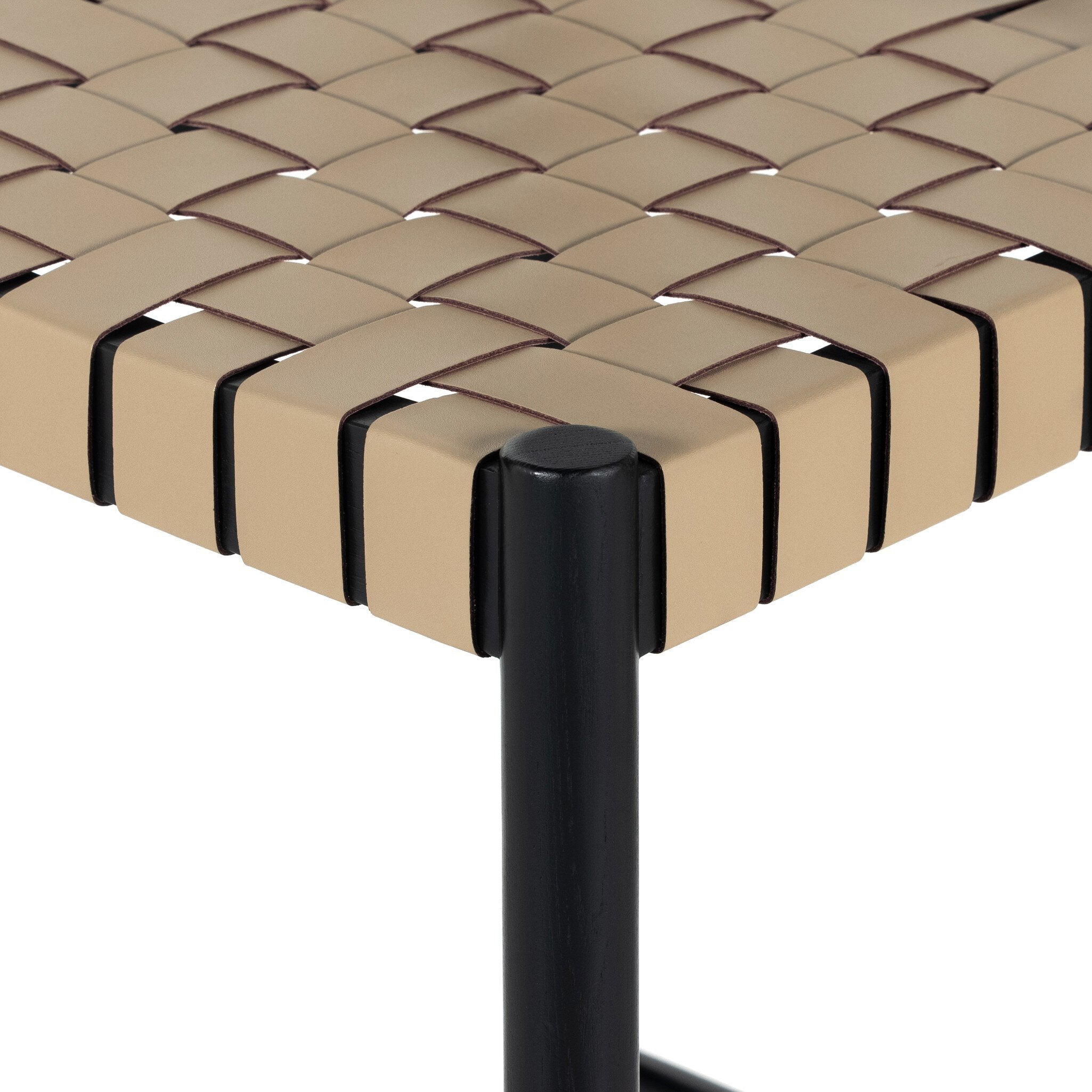 Heisler Bar + Counter Stool - Almond Leather Blend